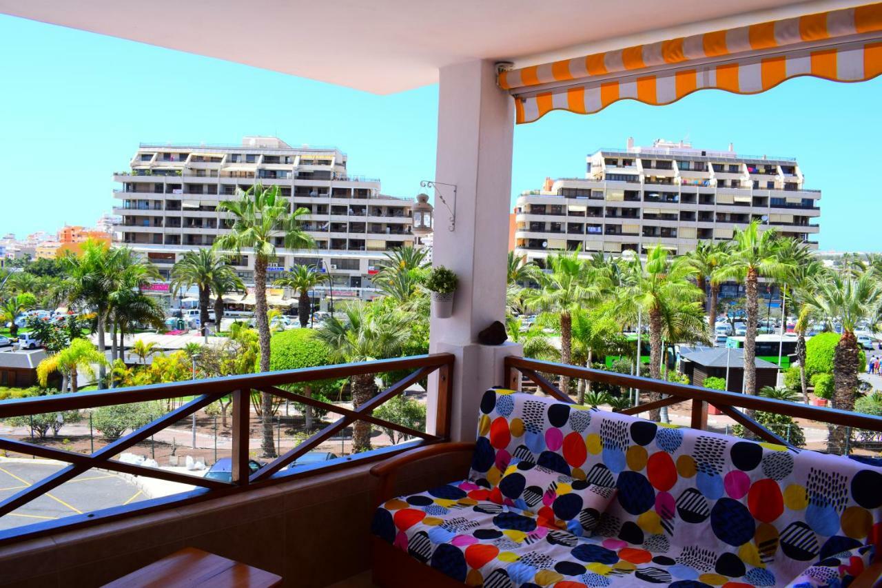 Sunny Summerland Los Cristianos, Ap With City And Ocean View Los Cristianos  Ngoại thất bức ảnh